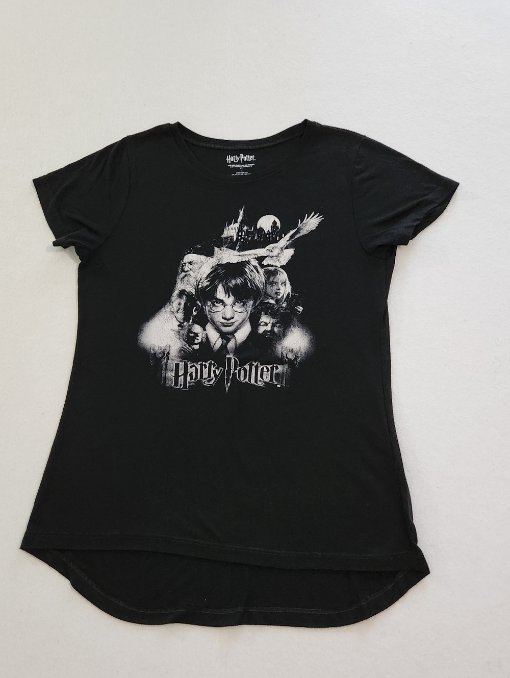 Harry Potter Black Graphic Tee Size Large